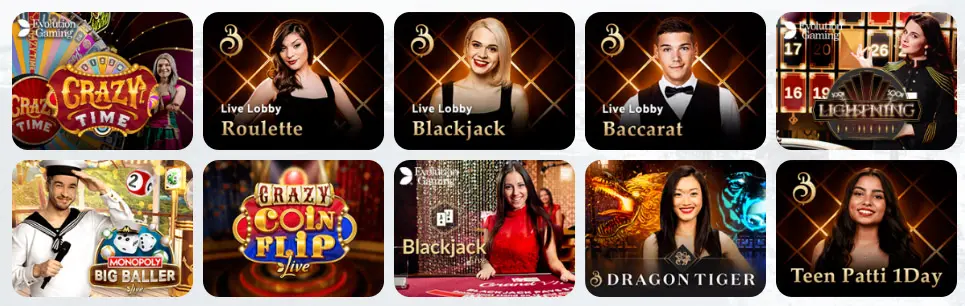 Jeux de casino en direct La Fiesta Casino