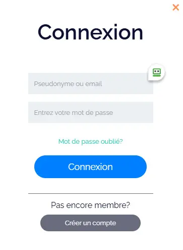 Connexion des membres de LA FIESTA CASINO
