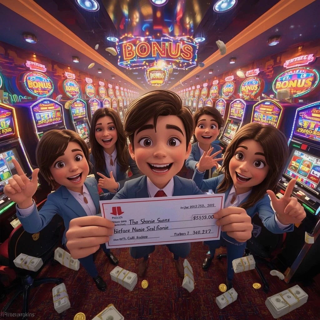 bonus dans les mains de l'homme au casino LA FIESTA CASINO