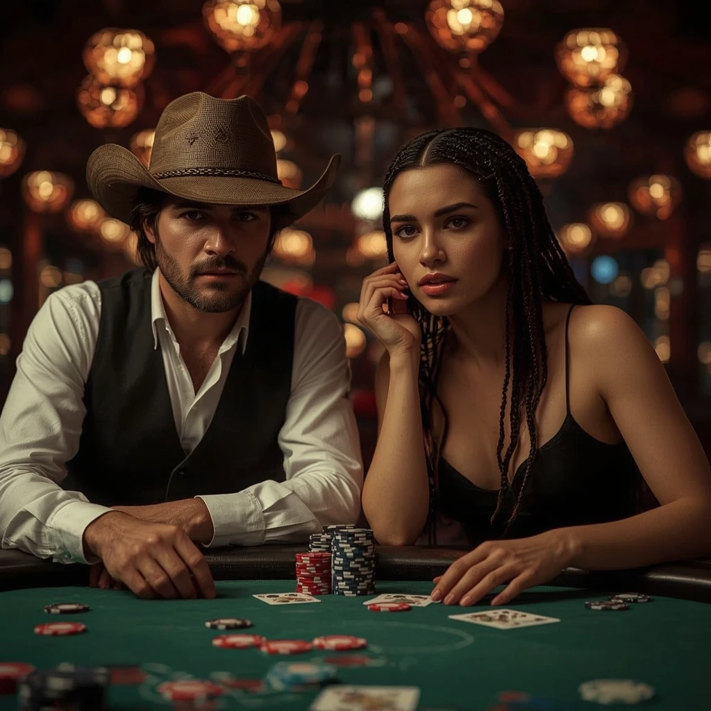 photo de deux joueurs de poker LA FIESTA CASINO